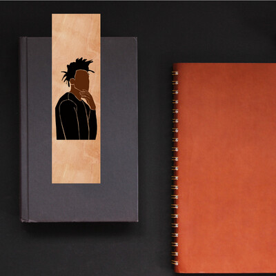 Abstract African American Man Bookmark