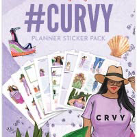#Curvy sticker pack