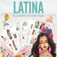 Flower child- Latina sticker pack