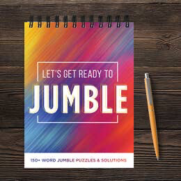 Word Jumble Spiral Puzzle Book