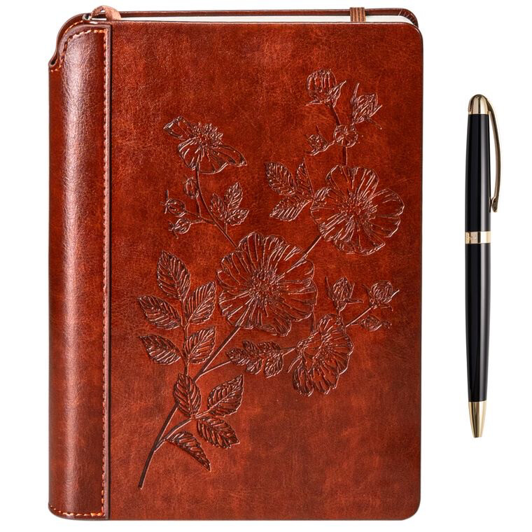 Wildflowers Journal with Luxury Ballpoint Pen
