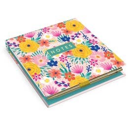 Memo Flip Pad with Pen - Happy Floral