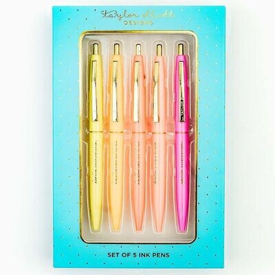 Hello Sunshine Blue Ink Pen Set