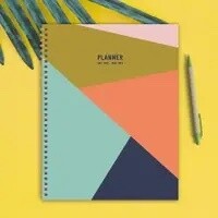 Academic Year July 2022 - June 2023 Triangular Blocks Large Daily Weekly Monthly Planner