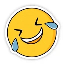 Laughing Sticker