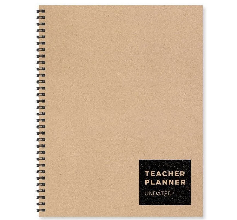 Kraft Undated Weekly Teacher Planner Lesson Plan Book