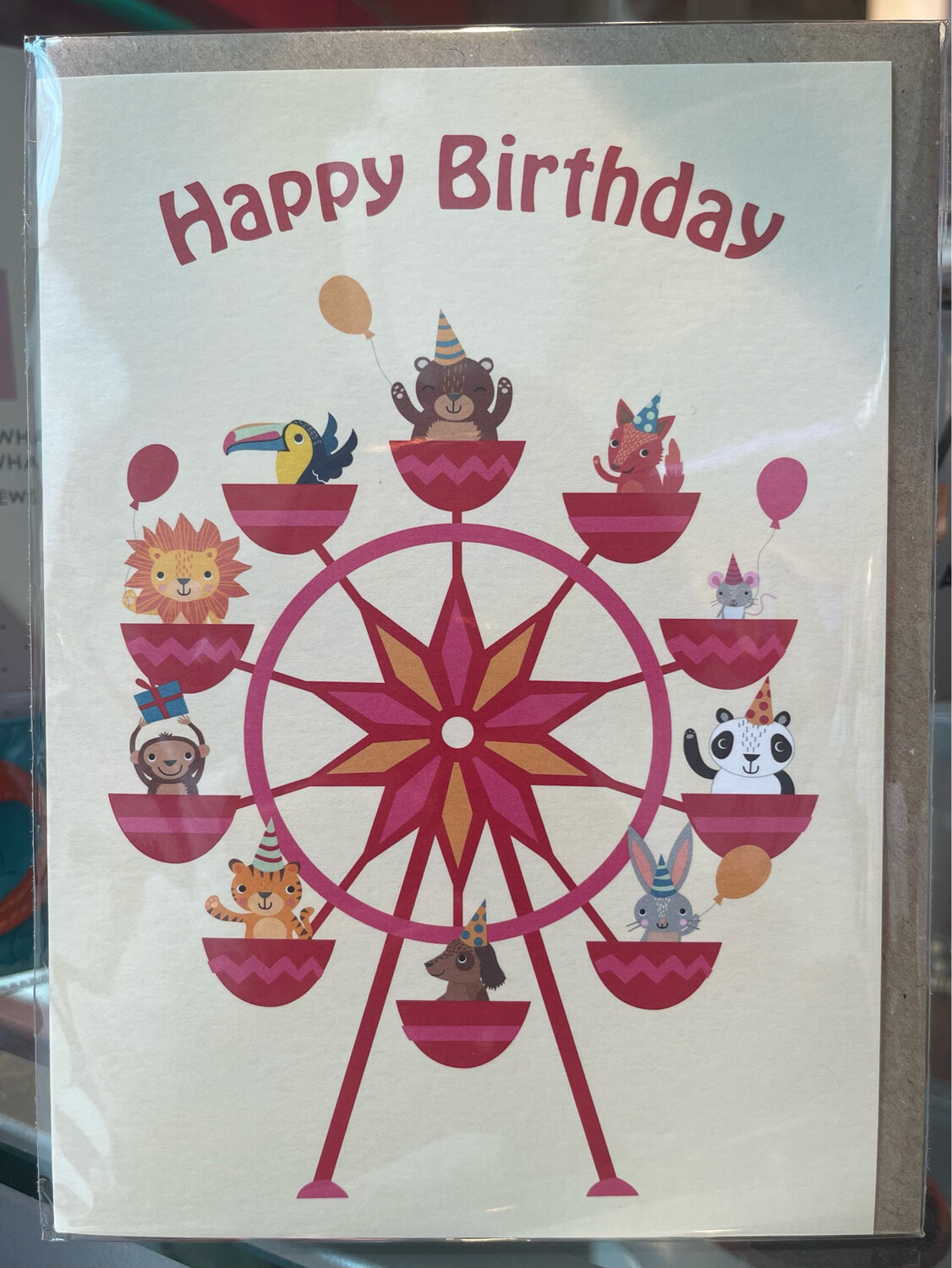 Happy Birthday Merry-go-round Card