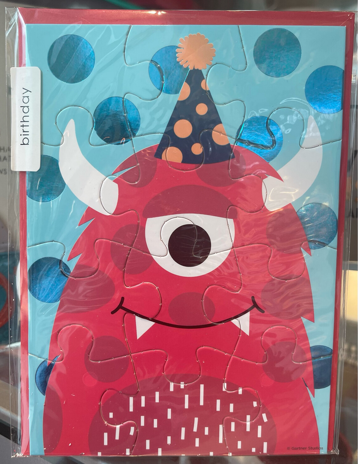 Monster Puzzle Birthday Card