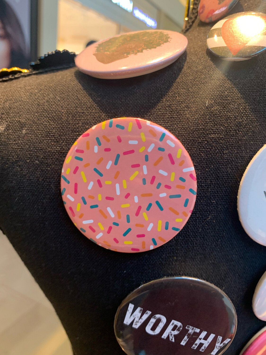 Large Sprinkles Button