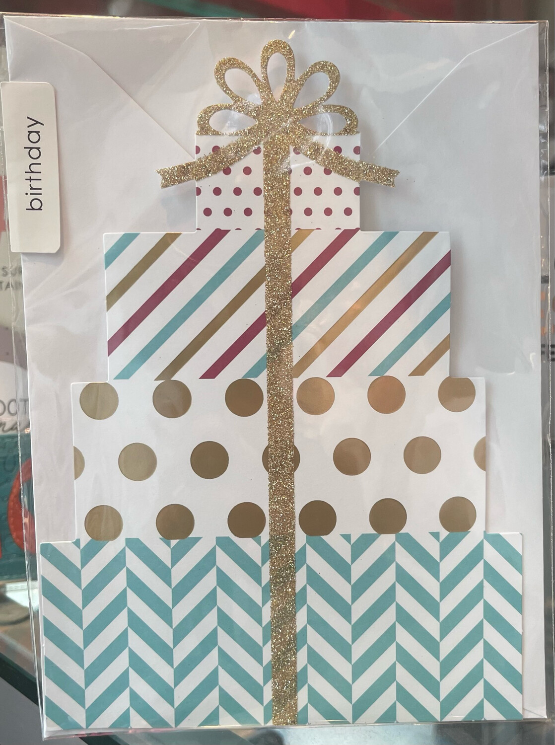 Stacked Gifts Birthday Card