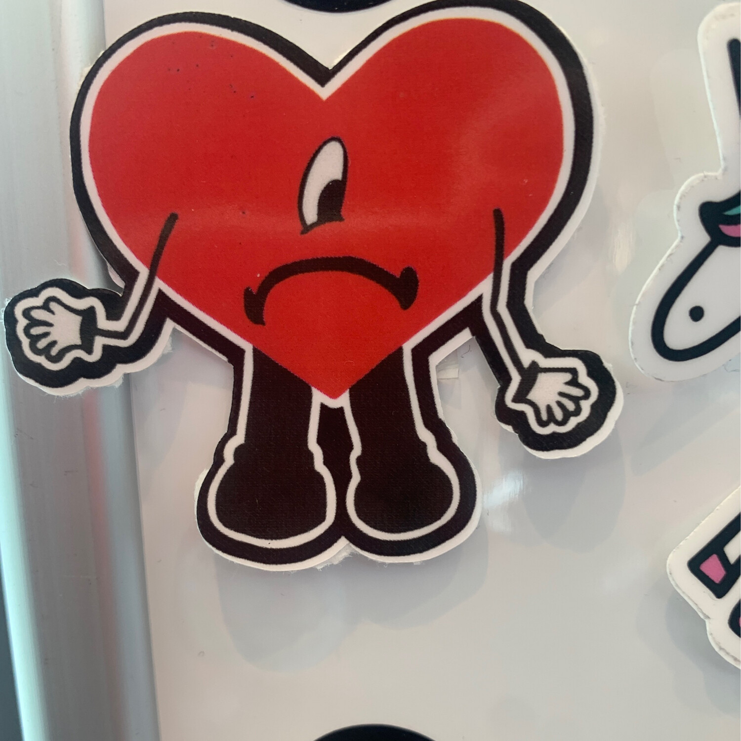 Bad Bunny Heart Vinyl Sticker