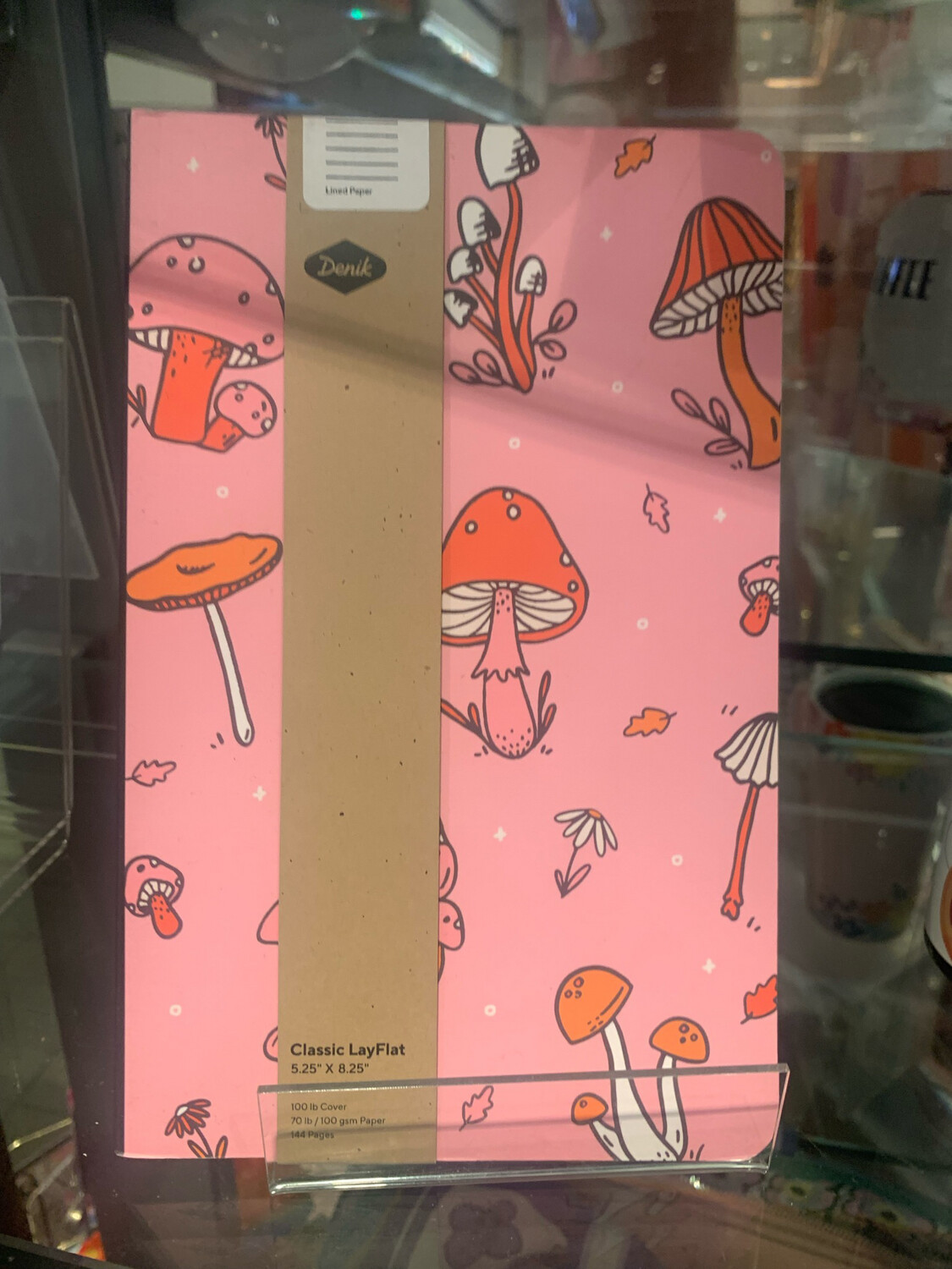 Pink Mushrooms Layflat Journal