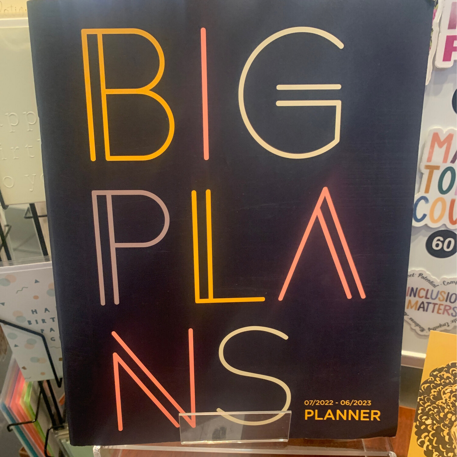 Academic Year July 2022 - June 2023 Big Plans Large Monthly Planner