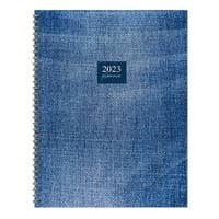 2023 Denim Large Daily Weekly Monthly Planner