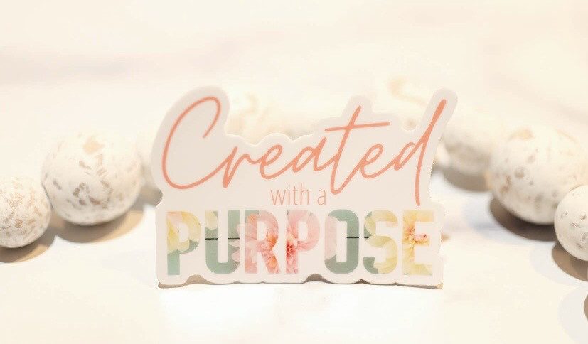 Curated With A Purpose Vinyl Sticker