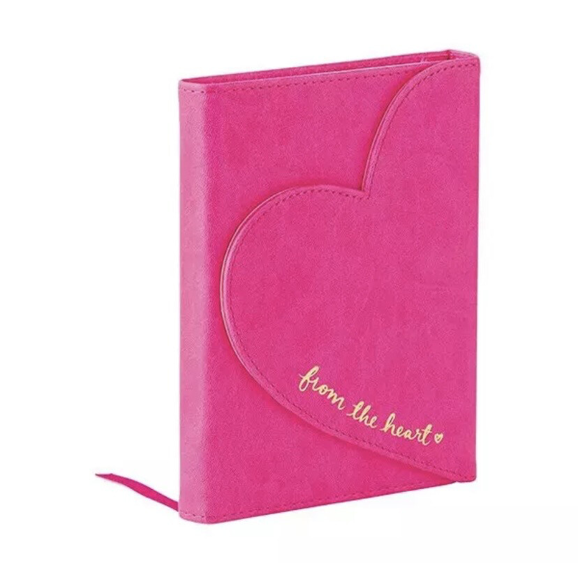 Journal With Heart Flap - From the Heart