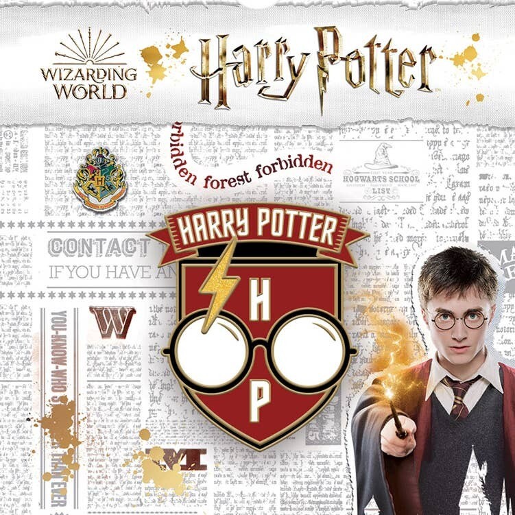 Harry Potter Glasses and Lightening Enamel Pin