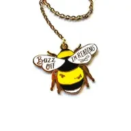 Bumble Bee Enamel Bookmark