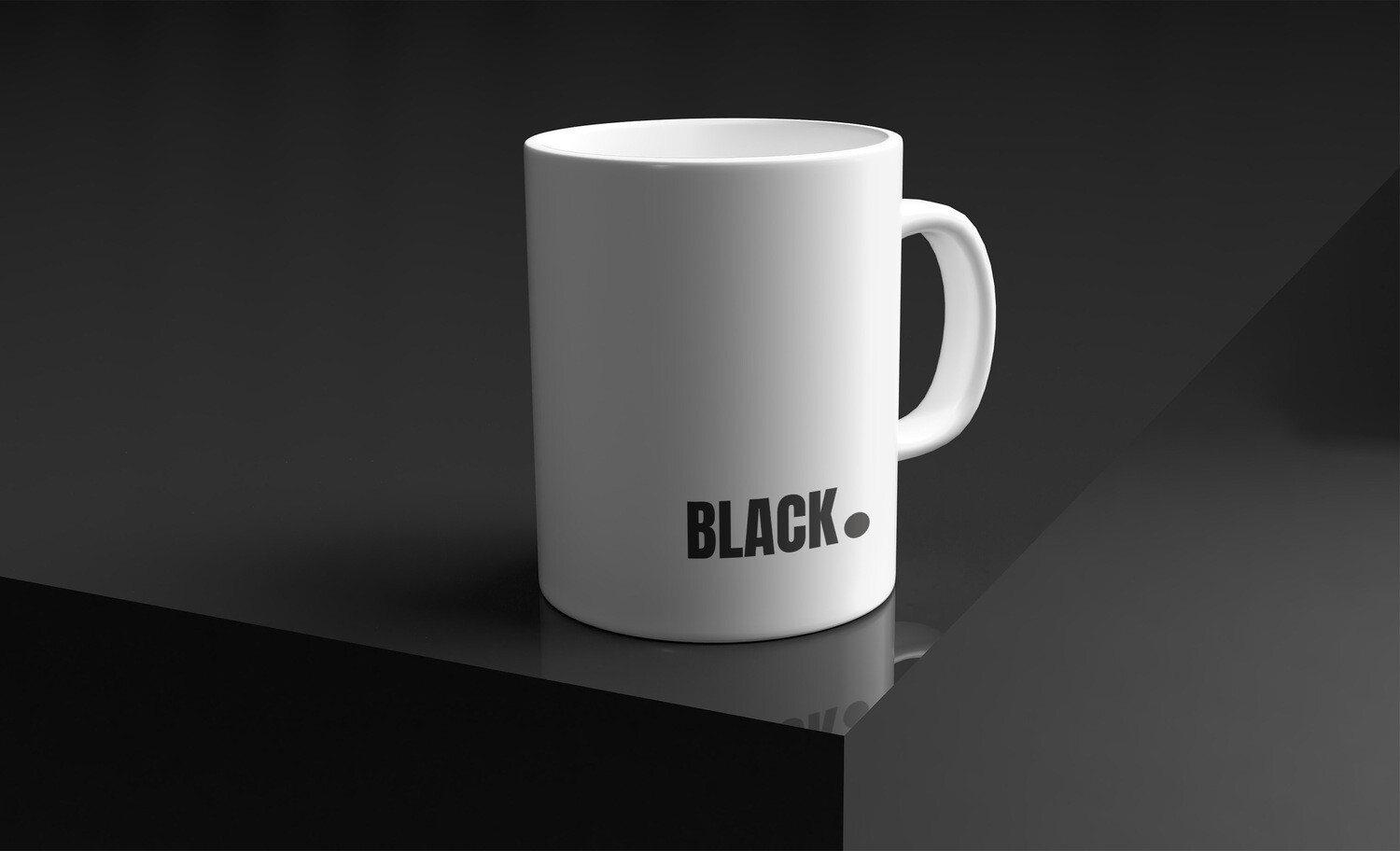 BLACK. Mug