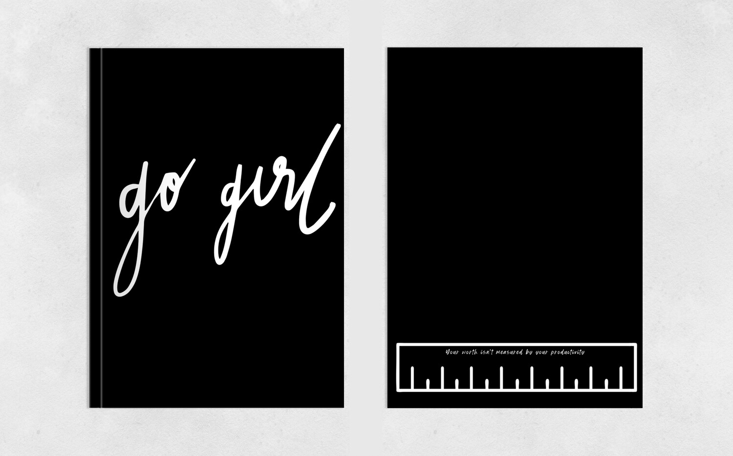 Go Girl NoteBook Journal with Affirmations