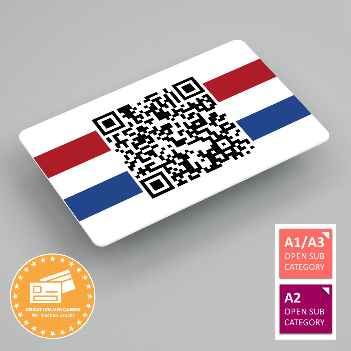 Ihren Drohnenführerschein A1/A3 und A2 (Niederlande) auf eine Plastikkarte  im Kreditkartenformat drucken lassen