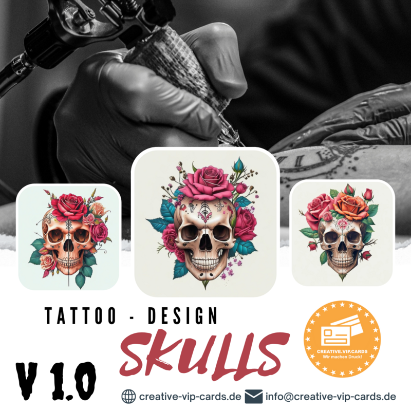 Tattoo - Skull / Flower V 1.0