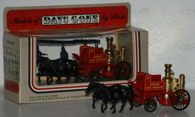 Lledo - 1983 - Day's Gone - DG-5 - Shand Mason Horse Drawn Fire Engine
LONDON FIRE BRIGADE