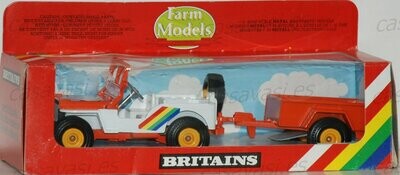 Britains - 1980- 9433 - Jeep and Mini Trailer