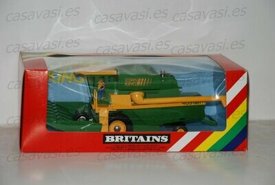 Britains - 9576 - 1980 - Corn King Combine Harvester
with Maize Head