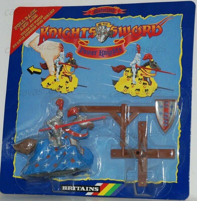 Britains - 1989 - 7751 - Justing Power Knights and Target