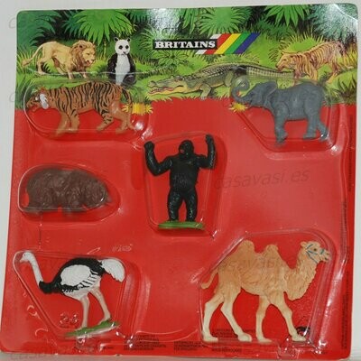 Britains - 1989 - 7124 - 6 Wild Life Bubble Pack