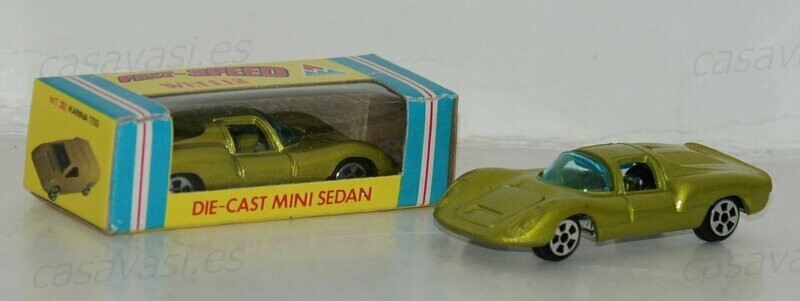 TinToys - W.T.204 - Porsche
Made in H.K. - Box-Size 8 x 3.5 cm.