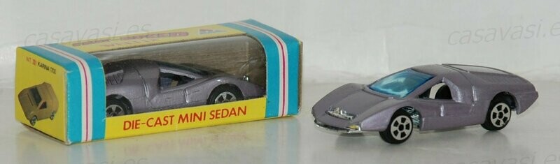 TinToys - W.T.205 - Abarth 2000
Made in H.K. - Box-Size 8 x 3.5 cm.