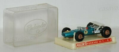 Redondo nº 16 - Ferrari 12V F1 - Blue-White
Box Size 5 x 7 cm.