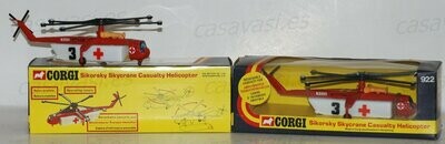 Corgi Toys - 922 - 1975 - Sikorsky Skycrane - Casualty Helicopter