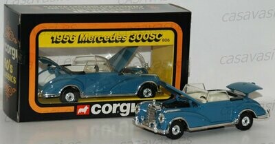 Corgi CLASSICS - 1983 - C806 - 1956 Mercedes 300SC - Blue