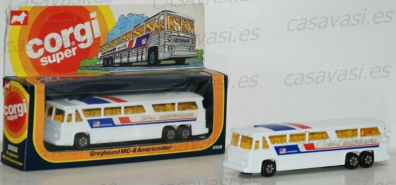 Corgi Super -1977-2008 - Greyhound MC-8 Americruiser