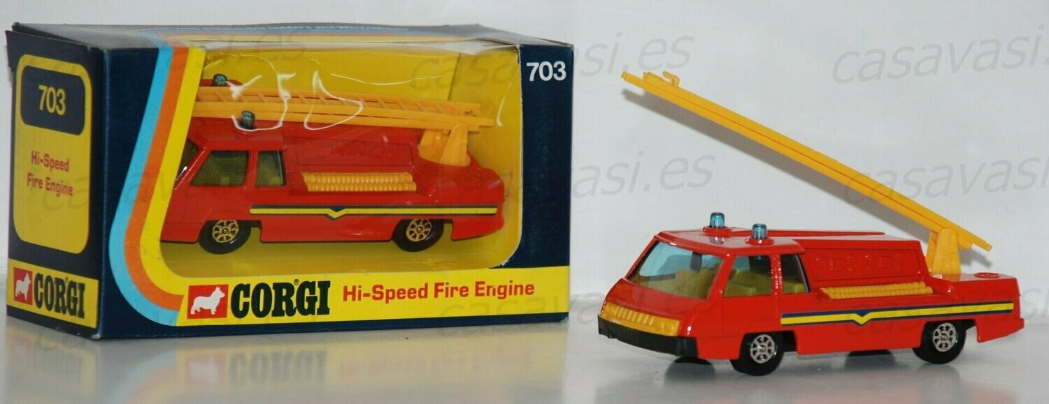 Corgi - 703 - 1975 - Hi-Speed Fire Engine