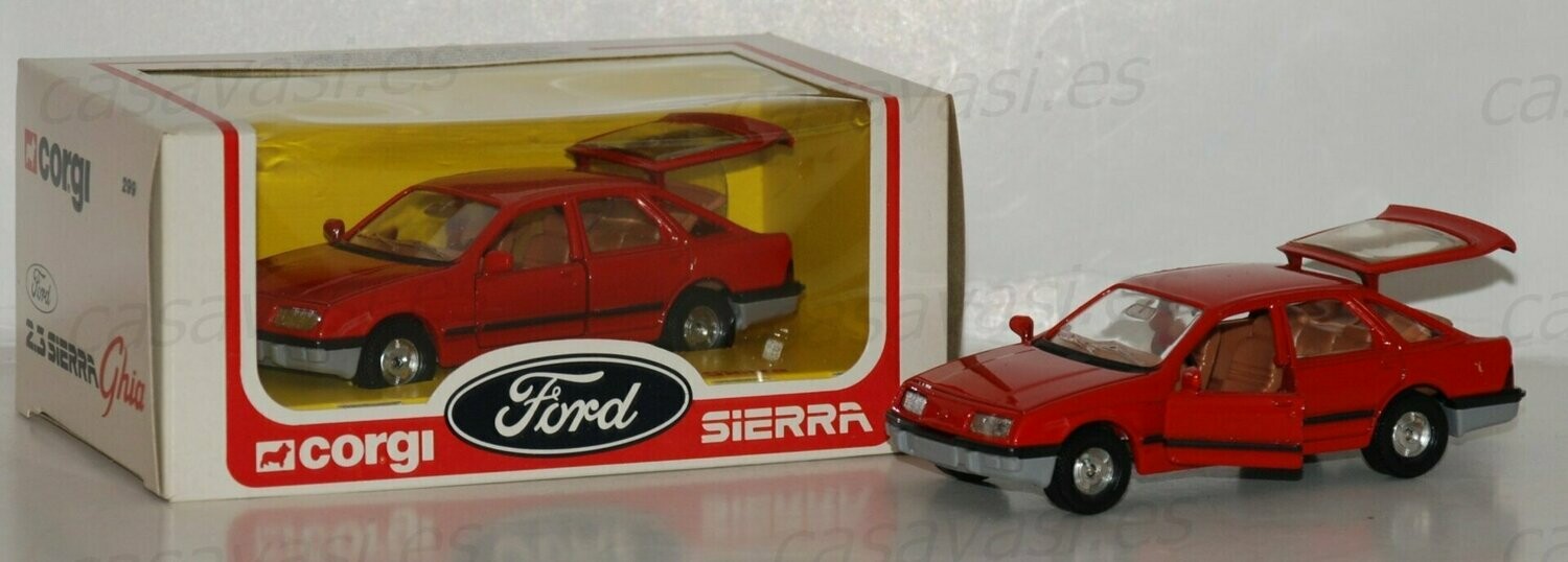 Corgi - 299 - 1982 - Ford Sierra 2,3 Ghia Red