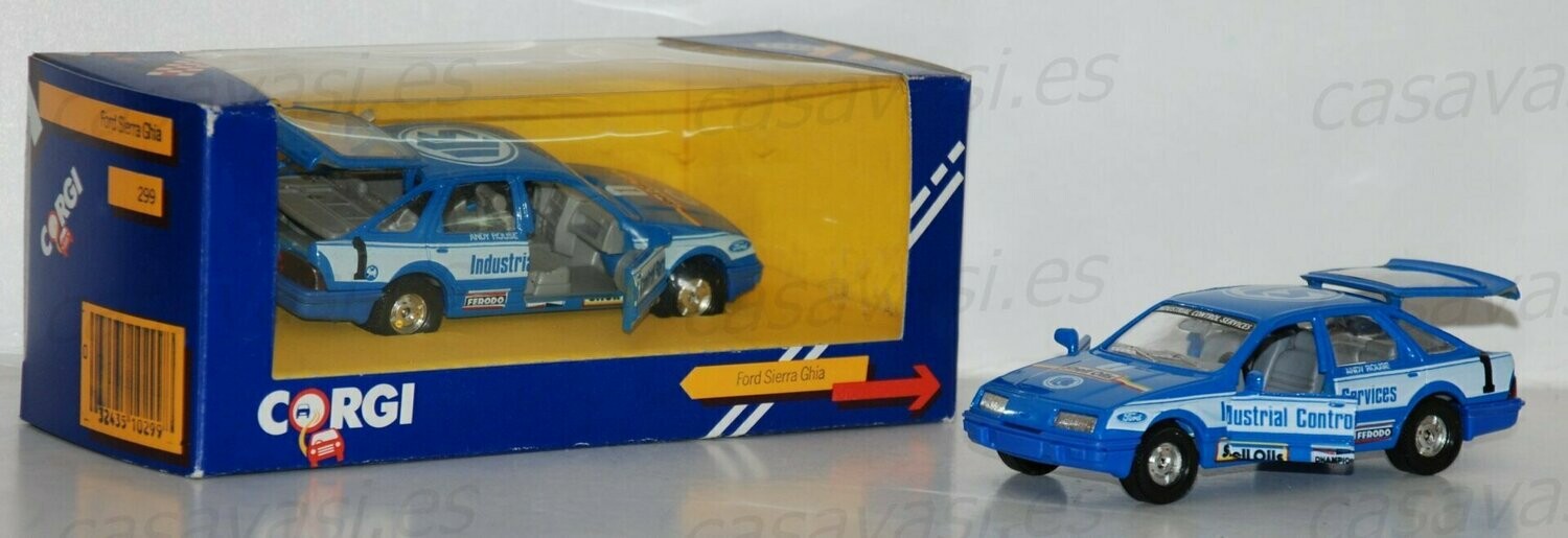 Corgi Toys - 299-2 - 1984 - Ford Sierra 2'3 Guia - Blue