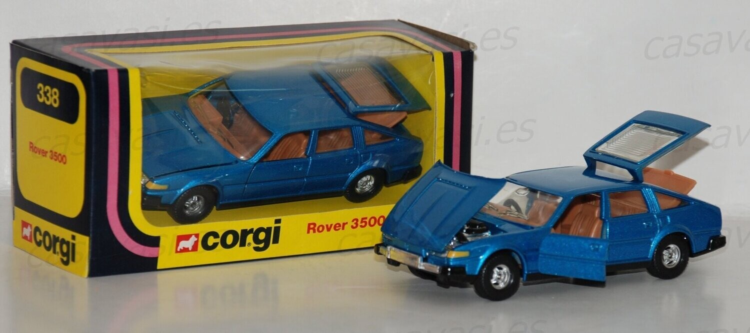 Corgi - 338-1 - 1979 - Rover 3500 Blue