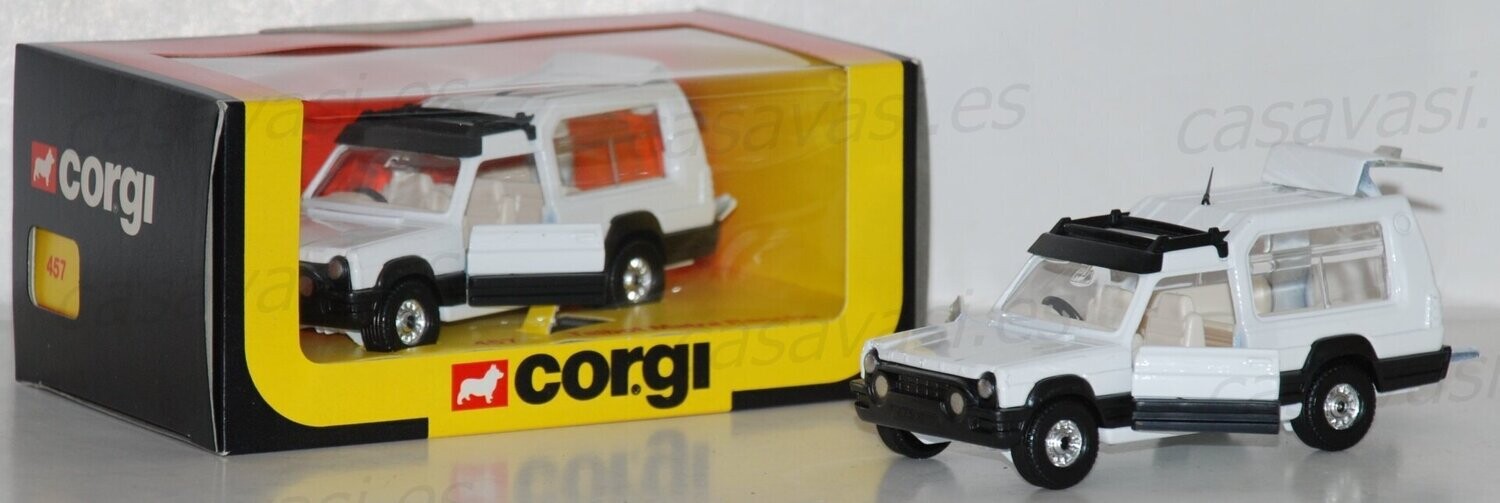 Corgi - 457-1 - 1981 - Talbot Matra Rancho - White