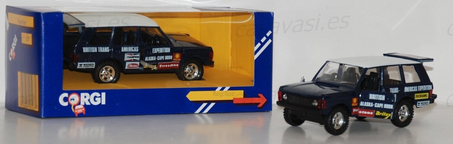 Corgi Toys - 507-1 - 1984 - Range Rover - British Trans American Expedition