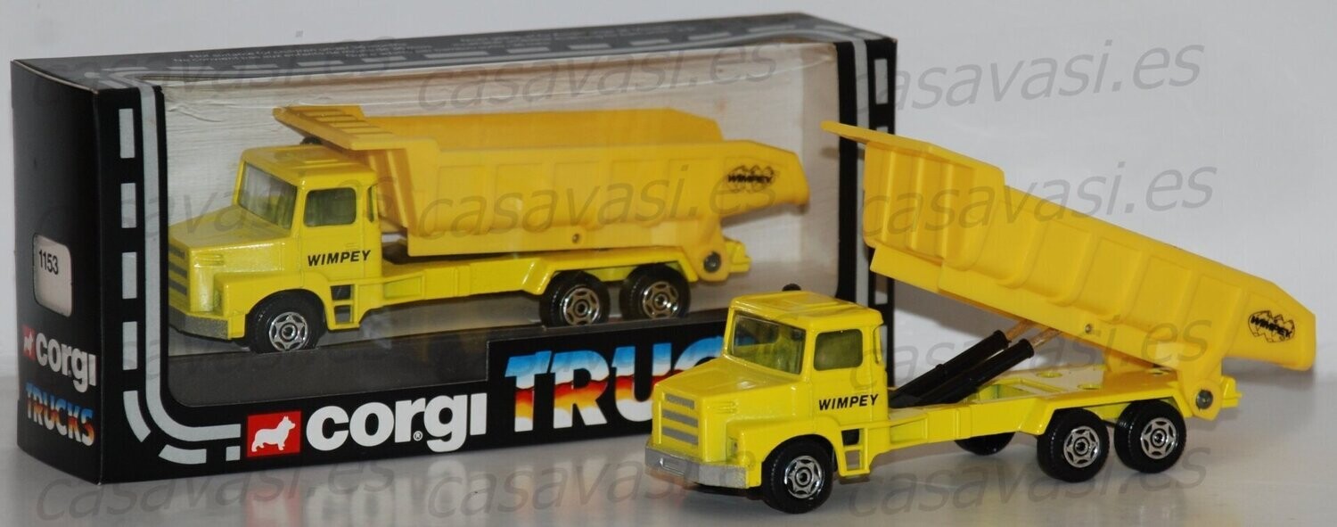 Corgi Trucks - 1153 - 1983 - Scania LT 145 - Wimpey Dumper