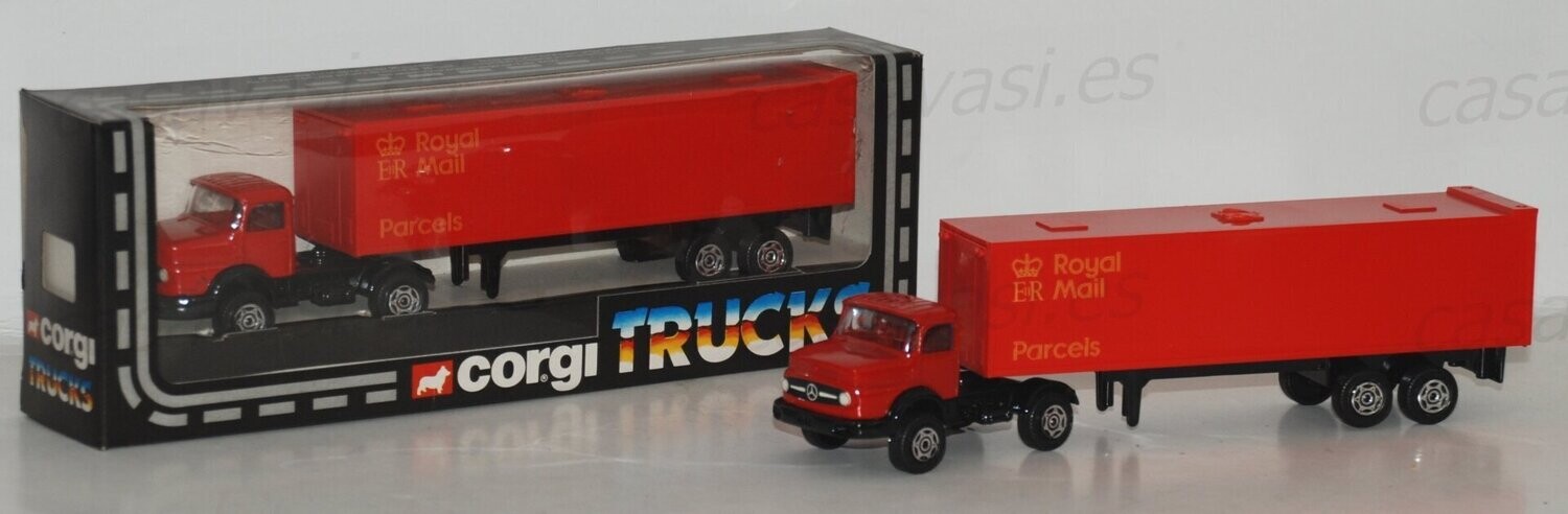 Corgi Trucks - 1144-1 - 1984 - Mercedes Benz Truck - Royal Mail