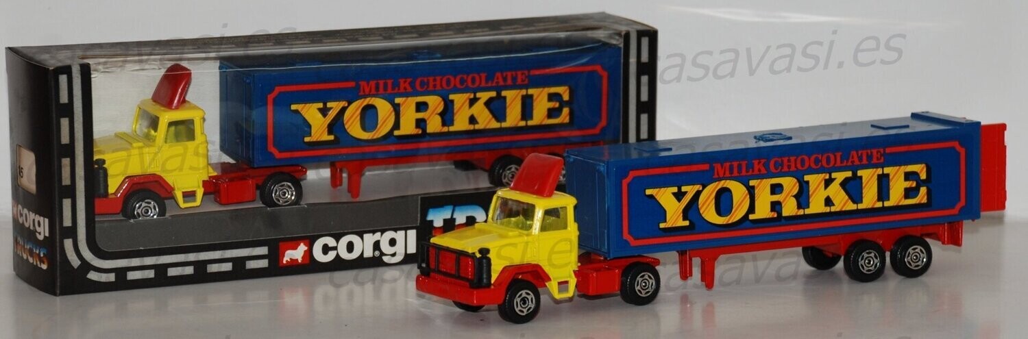 Corgi Trucks - 1145 - 1984 - Leyland Truck - Yorkie - Milk Chocolate