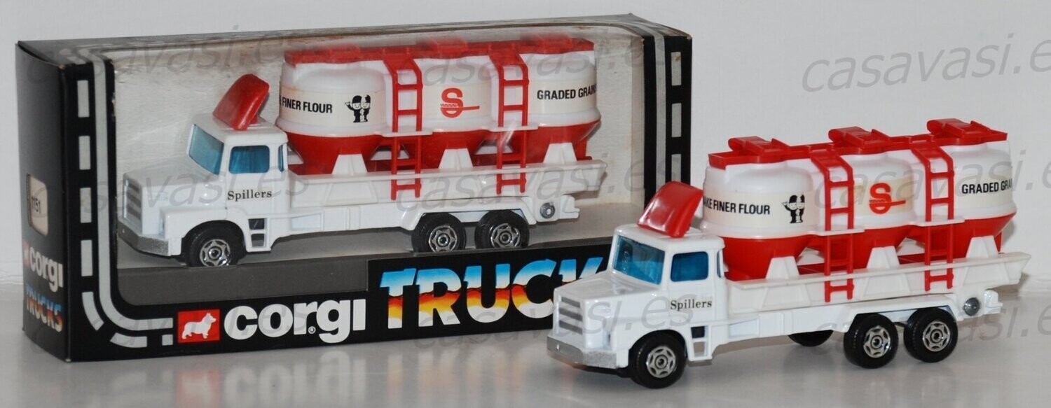 Corgi Trucks - 1151 - 1983 - Scania LT 145 - Graded Grains - Spillers