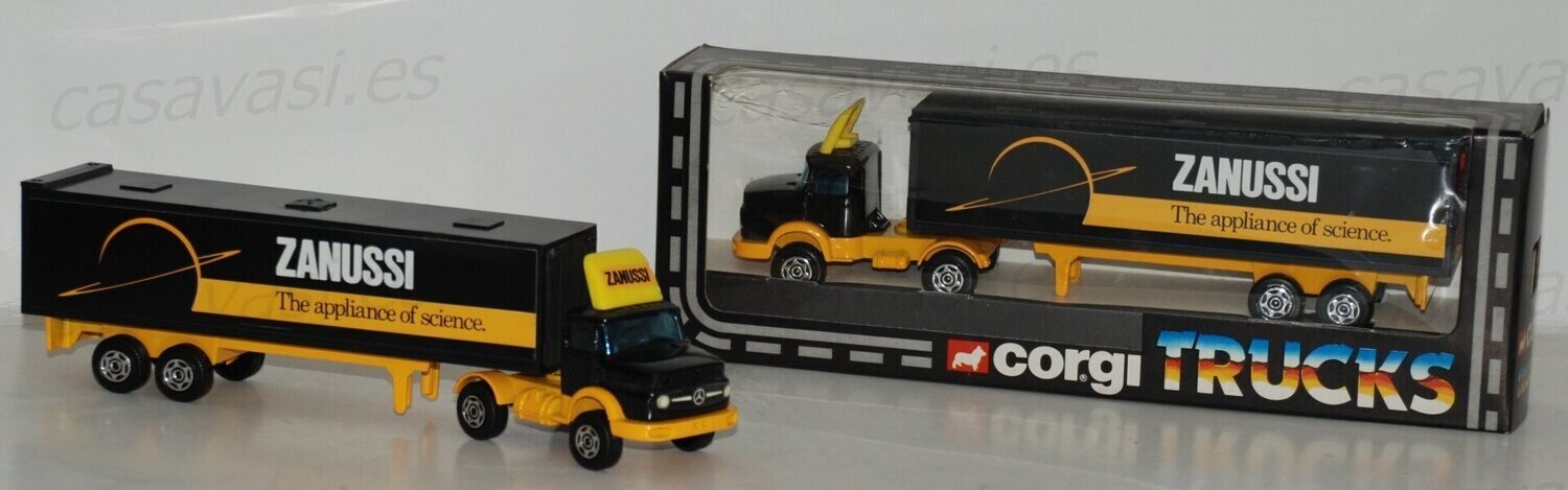 Corgi Trucks - 1175 - 1984 - Mercedes Benz Truck - Zanussi