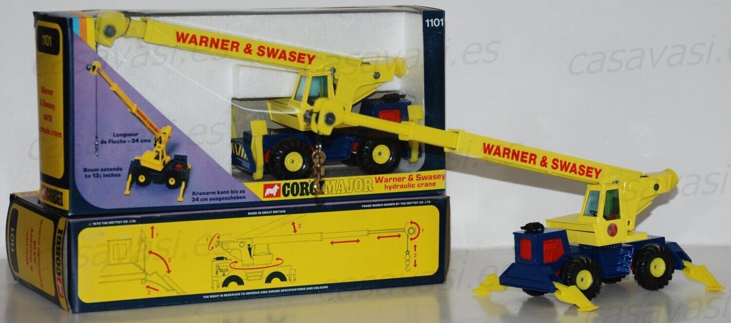 Corgi - 1101 - 1975 - Warner & Swasey Hydraulic Crane