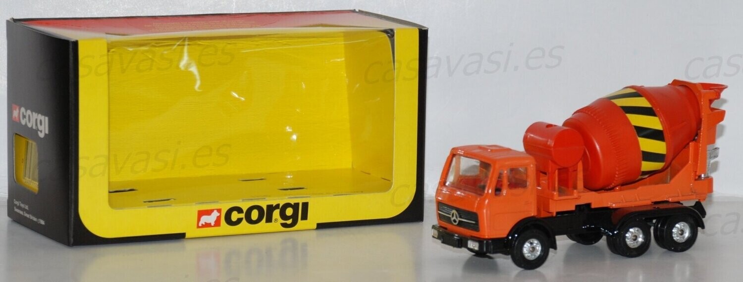 Corgi - 1122 - 1984 - Mercedes Cement Mixer
